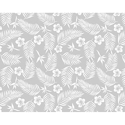 Toile cirée Nappe de table Transparente TROPIC Blanc – 140 x 250 cm – Livraison sans plis