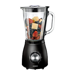 MELISSA Mixeur de Cuisine 1,5 L en Verre 500 W avec 5 Vitesses et Pulse Noir