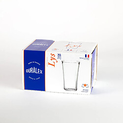 Duralex Lys - Verre Transparent 28 cl (Lot de 6)