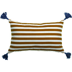 Les Ateliers du Linge Coussin imprimé en polycoton slam