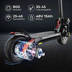 Acheter Trottinette Électrique Pliable iScooter iX4 800W 45km/h 48V15Ah 40-45km APP 10"