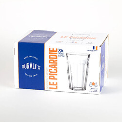 Duralex Le Picardie - Verre à eau - Transparent 50cl (Lot de 6)