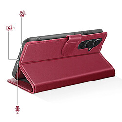 Avis Mayaxess Étui 2 en 1 pour Galaxy S25 FE avec Coque Détachable et Support Vidéo Rouge