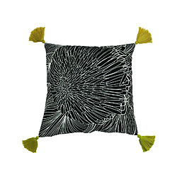 Les ateliers du linge Illiade - 40x40 cm - Noir