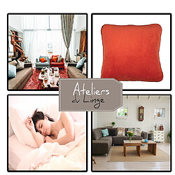 Avis Les ateliers du linge Melly - 45x45 cm - Rouge