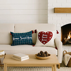 Avis Les ateliers du linge Sweet Home - 40x40 cm - Blanc
