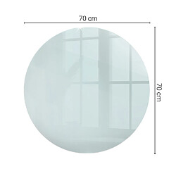 Avis Tulup Table Top - fi70 cm - Ronde - Transparente - 2 pièce