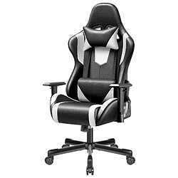 ByteLike Fauteuil de jeu ergonomique - Noir et blanc