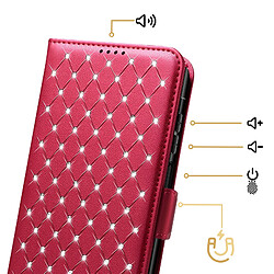 Acheter Avizar Étui pour Galaxy A16 / A26 / A17 Anti-RFID avec Bandoulière et Dragonne Rouge