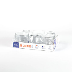 Duralex Le Gigogne - Tasse en verre transparent 22 cl (Lot de 6)