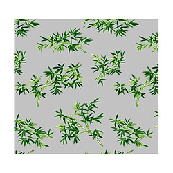 Toile cirée Nappe de table Transparente BAMBOU Vert – 140 x 250 cm – Livraison sans plis