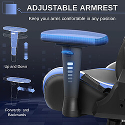 Avis ByteLike Fauteuil gaming ergonomique - Noir et bleu