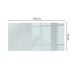 Avis Tulup Plateau En Verre Pour Table - 140x70 cm - Rectangulaire - Transparente - 1 pièce