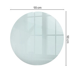 Avis Tulup Plateau Table Ronde - fi90 cm - Ronde - Transparente - 1 pièce