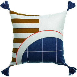 Les Ateliers du Linge Coussin imprimé en polycoton slam