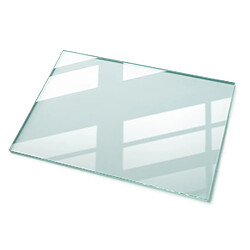 Tulup Plateau Pour Table - 100x70 cm - Rectangulaire - Transparente - 1 pièce