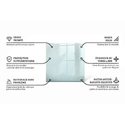 Acheter Tulup Plateau De Table - 50x50 cm - Carré - Transparente - 1 pièce