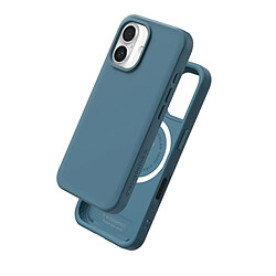 Rhinoshield Coque MagSafe pour iPhone 16 Plus Souple Antichoc Série SolidX Bleu