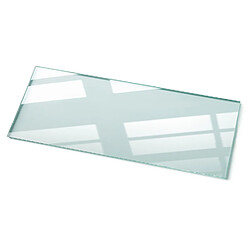 Tulup Plateau De Table - 125x50 cm - Rectangulaire - Transparente - 1 pièce 