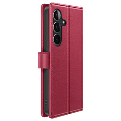 Mayaxess Étui 2 en 1 pour Galaxy S25 FE avec Coque Détachable et Support Vidéo Rouge