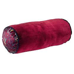 Les ateliers du linge Velto - 20x50 cm - Rouge - COUSSIN POLOCHON VELTO 50 x 20 cm 100% POLYESTER