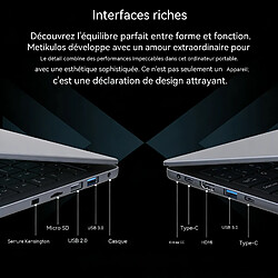 Ninkear PC Portable 15,6" Full HD AMD Ryzen 7 5825U - 16GB RAM, 1TB SSD - Ordinateur Portable pas cher