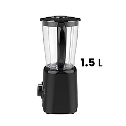 Acheter MELISSA Mixeur de Cuisine 1,5 L avec Bol Plastique, 2 Vitesses et Pulse 800 W Noir