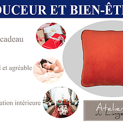 Acheter Les ateliers du linge Melly - 45x45 cm - Rouge