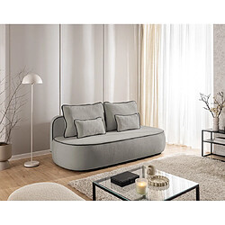 Bestmobilier Laurine - Canapé droit 3 places convertible avec coffre en velours