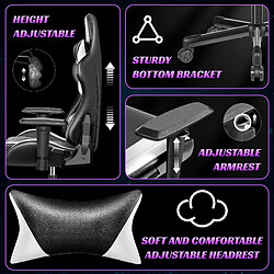 Acheter ByteLike Fauteuil de jeu ergonomique - Noir et blanc