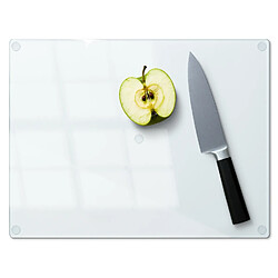 Tulup Planche à Découper En Verre 52x40 cm Rectangulaire Transparente 1 pièce