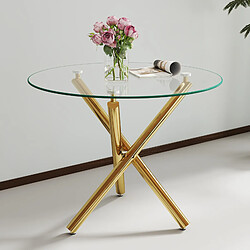 ByteLike Table ronde en verre trempé