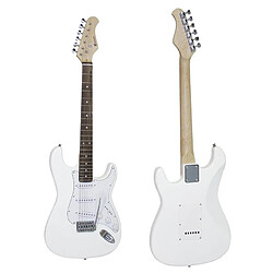 DIMAVERY ST-203 Guitare électrique, blanche (26211020)