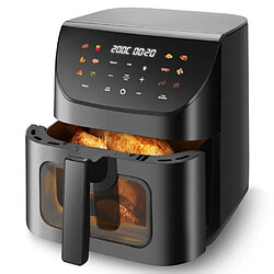 Air Fryer 8L 12 Prog 1700W 0% BPA Fenêtre Vis. Écran Tactile LCD
