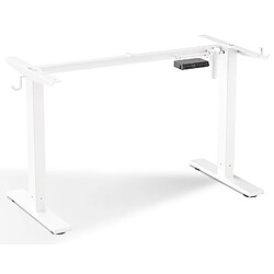 Cadre de Bureau Assis-Debout Électrique - Blanc
