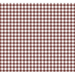 Toile cirée Nappe à carreaux chocolat et blanc – 140 x 150 cm – Livraison sans plis