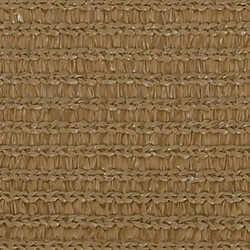 Helloshop26 Voile d'ombrage 160 g/m² taupe 2 x 3,5 m PEHD 02_0009301