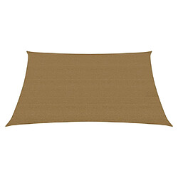Helloshop26 Voile d'ombrage 160 g/m² taupe 4/5 x 4 m PEHD 02_0009322