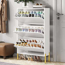 ByteLike Meuble à chaussures blanc