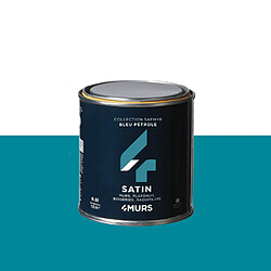 4murs Peinture Saphyr - Bleu pétrole - 2,5 L