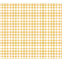 Toile cirée Nappe à carreaux jaune et blanc – 140 x 150 cm – Livraison sans plis