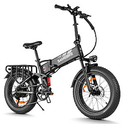 Vélo Électrique Pliable SAMEBIKE A02 PRO 500W 48V 15Ah 100km Pneus Gras 20×4" Shimano 7V