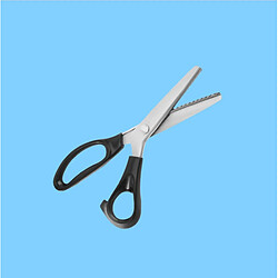 INF Ciseaux de couture professionnels à dents arrondies pour tissu 7 mm