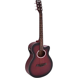 DIMAVERY AW-400 Westernguitare, rouge dégradé (26235088)