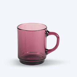 Duralex Versailles - Mug en verre Prune 26 cl (Lot de 6)