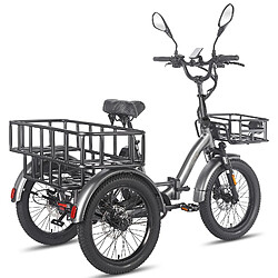 Avis Vélo électrique Fafrees F20 Mate 20" Pneu Moteur 500W Charge Maximale 180Kg Gris