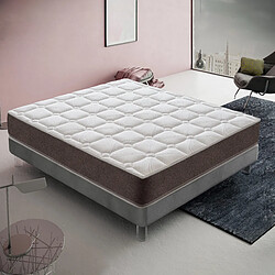 Materassi&Doghe Matelas 180x200 cm Ressorts + Mousse Mémoire HYBRID pas cher