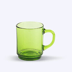 Duralex Versailles - Mug en verre Vert 26 cl (Lot de 6)