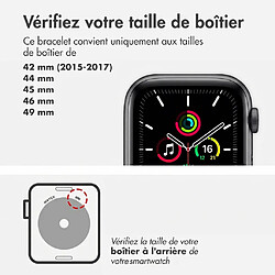 Bracelet Solo tressé pour Apple Watch | 44/45/46/49 mm - Taille 4 - Lake Green pas cher