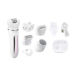 Acheter INF Épilateur électrique multifonction 5-en-1 rechargeable USB sans fil avec LED bleu, 90min,